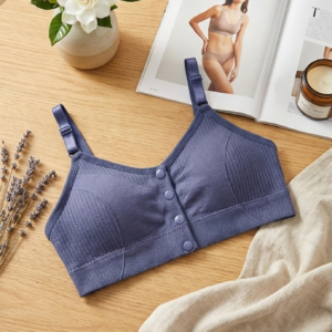 Premium Cotton Front-Open Comfort Bra - Daily Wear ✨